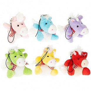 Мягкая игрушка Snowmen лошадка, подвеска Е94351(6 вариантов)