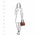 Женская сумка Pola 7173 brown