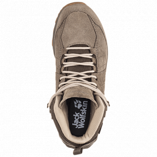 Ботинки женские Jack Wolfskin Cascade Hike Lt Texapore Mid W beige / coconut brown