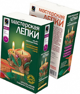 Творческий набор Fantazer 67763 Глиняная свеча «Сказочный пенек» 217022