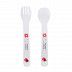 Детский обеденный набор Canpol babies 12м+ (4/401_red) red