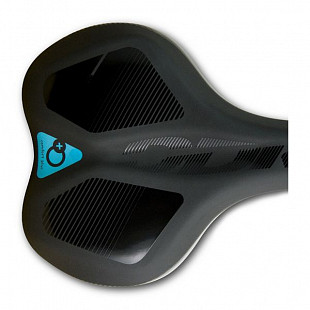 Велоседло DDK D123MF black/grey/blue