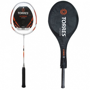 Ракетка для бадминтона Torres Hybrid 2 BD-503 orange