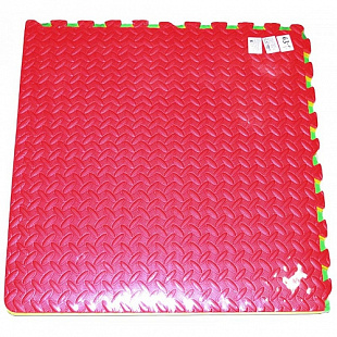 Туристический коврик Zez Sport 63-1,2 63х63х1см red