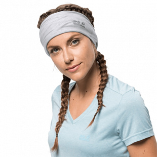 Повязка на голову Jack Wolfskin Melange Headgear light grey 1906041-6111
