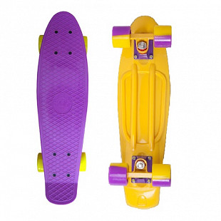 Penny board (пенни борд) RGX PNB-09 22" Violet/Yellow