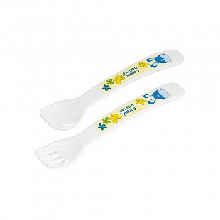 Набор Canpol babies Для кормления Ложка и вилка 12м+ 4/414 Donkey