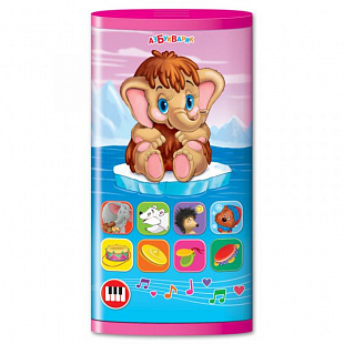 Музыкальная игрушка Азбукварик Мамонтёнок и мультяшки AZ-2041 