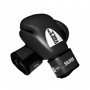 Перчатки боксерские Green Hill Silver BGS-2039 black