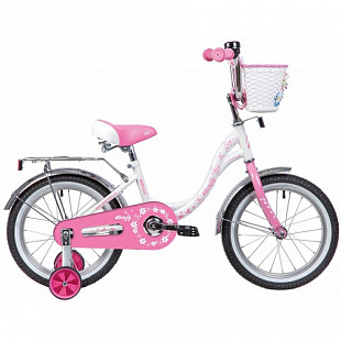 Велосипед Novatrack Butterfly 14" (2020) 147BUTTERFLY.WPN20 white/pink