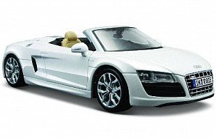 Масштабная модель автомобиля Maisto 1:24 Ауди R8 Спайдер (31204) white