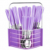 Набор столовых приборов Peterhof PH-22109C purple