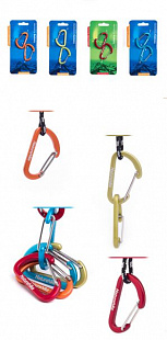 Карабин сувенирный Naturehike D Shape Mini 4 см (2шт) Red