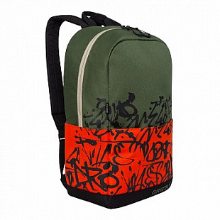 Городской рюкзак GRIZZLY RQ-010-2 /2 khaki/orange/black