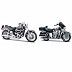 Набор мотоциклов Maisto 1:18 Harley Davidson 1977 FXS Low Rider + 1978 FLH-80 Electra Glide 37301 (70'S)