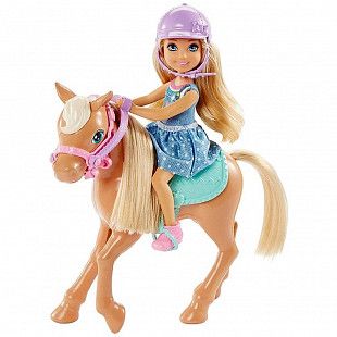 Кукла Barbie Челси и пони DYL42 