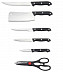Набор ножей Bohmann 7 предметов BH - 5127WD Black/Silver