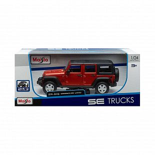 Машинка Maisto 1:24 Jeep Wrangler (31268) met orange