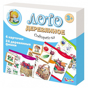 Лото деревянное Десятое Королевство Собирай-ка 01951