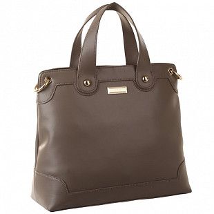 Женская сумка из кожи Pola 9001 dark grey