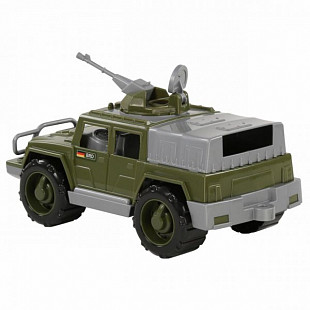 Автомобиль-джип Полесье Военный Защитник №1 с 1-м пулемётом BRD 64134