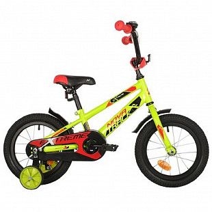 Велосипед NOVATRACK 14" EXTREME зеленый