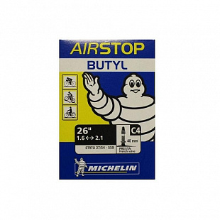 Велокамера Michelin C4 RSTOP, 37/54X559, PR R2039, 125199