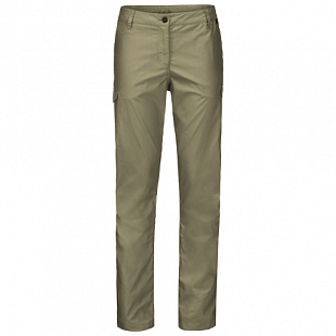 Ветрозащитные брюки женские Jack Wolfskin Lakeside Pants W khaki
