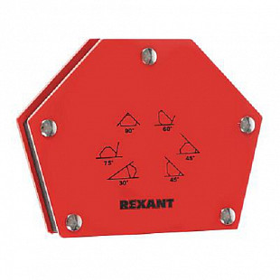 Магнитный угольник держатель Rexant для сварки на 6 углов усилие 34 Кг 12-4833