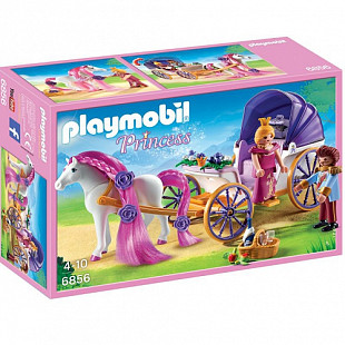 Игровой набор Playmobil Замок Принцессы Королевская чета с каретой 6856