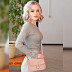 Сумка женская Ors Oro OMS-0182 light pink