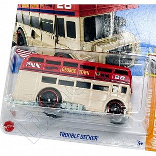 Машинка Hot Wheels Базовой коллекции Trouble Decker 126/250 (5785 HTB45) mainline 2024