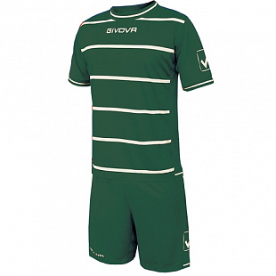 Футбольная форма Givova Caos KITC41B green/white