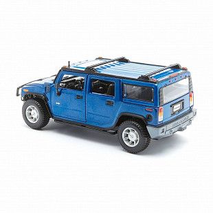 Масштабная модель автомобиля Maisto 1:27 Хаммер Н2 SUV (31231) blue