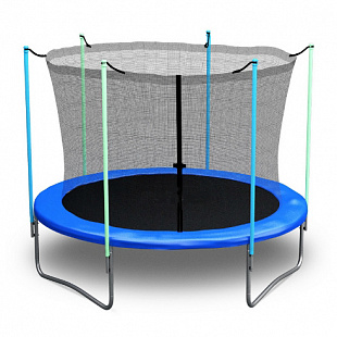 Батут детский Atlas Sport 312 см (с сеткой и лестницей)