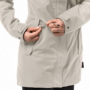 Пальто женское Jack Wolfskin Madison Avenue Coat dusty grey