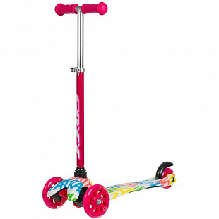Самокат-кикборд Novatrack Disco-kids FXA.DISCOKIDS.WMC20