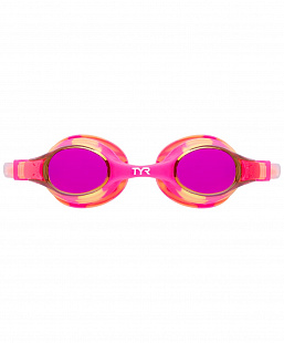 Очки для плавания TYR Kids Swimple Tie Dye Mirrored LGSWTDM/724 pink