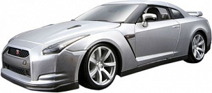 Коллекционная машина Bburago 1:18 Nissan GT-R (18-12079) grey