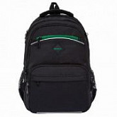 Рюкзак школьный GRIZZLY RB-962-2 /1 black/green