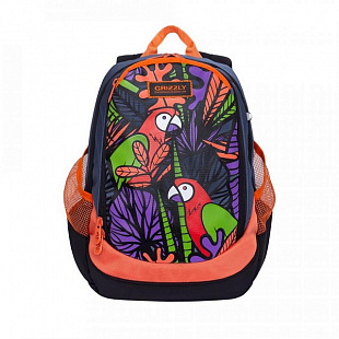 Школьный рюкзак GRIZZLY RD-953-3 parrots