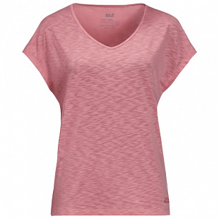 Футболка женская Jack Wolfskin Travel T W rose quartz