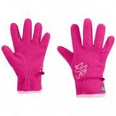 Перчатки детские Jack Wolfskin Baksmalla Fleece Glove Kids pink fuchsia