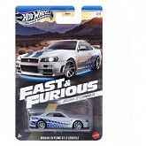 Машинка Hot Wheels Fast & Furious Brian o´Conner Nissan Skyline GT-R R34 (HNR88 JBY31)
