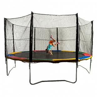 Батут с защитной сеткой и лестницей Sundays Acrobat-D465 см
