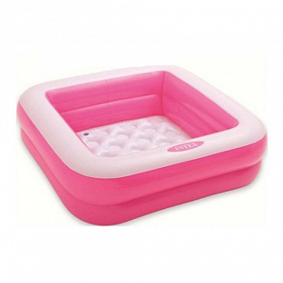 Надувной детский бассейн Intex 57100NP pink