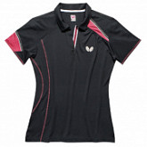 На картинке изображен Рубашка теннисная Butterfly Mira Lady grey Рубашка теннисная Butterfly Mira Lady grey