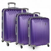 Комплект чемоданов Polar 20", 24", 28" Р22032-3 purple