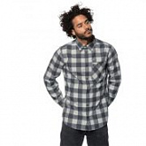 Рубашка мужская Jack Wolfskin Red River Shirt ebony checks