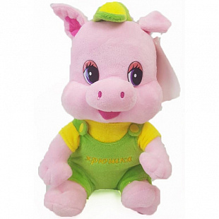 Мягкая игрушка Ausini Свинка VT18-21056 Green